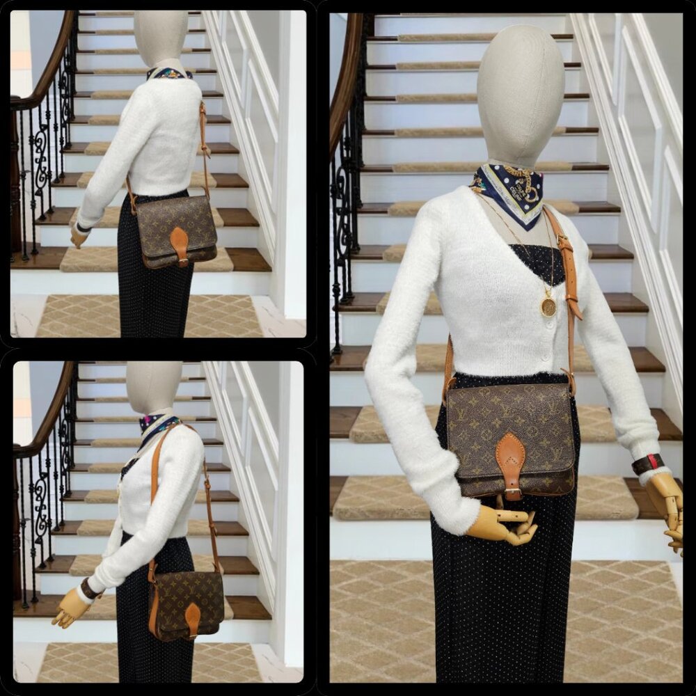 Louis Vuitton Monogram Cartouchière Bag - Picture 17 of 17